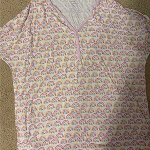 Colorful Rainbow women’s shirt. Little sleepies